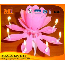 Deslumbrante Lotus Flower Musical Weddding Candle